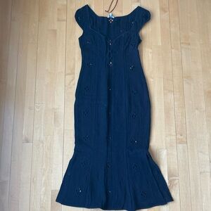 Mirror Palais Maria Dress in Noir - Brand New Condition with Tag